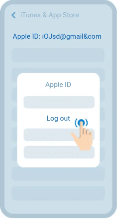 Sign out of your current Apple ID